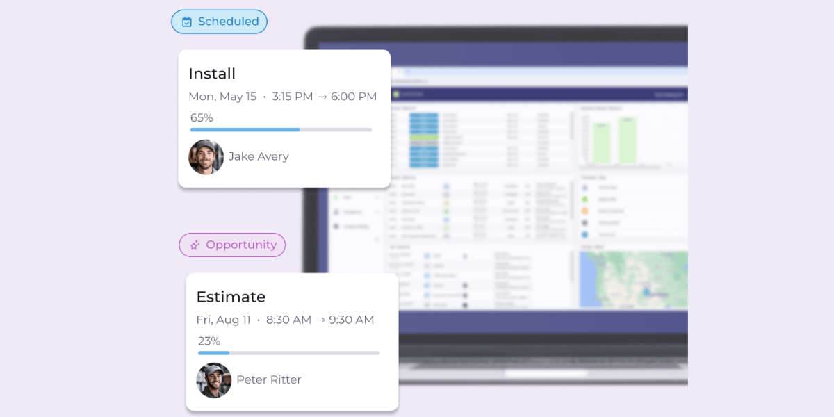 Electrical appointment scheduling in FieldPulse platform
